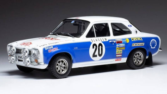 SCALE MODEL COMPATIBLE WITH FORD ESCORT MK I RS 1600 N.20 RALLY M.CARLO 1973 MIKKOLA/PORTER 1:18
 IXO MODEL 18RMC140