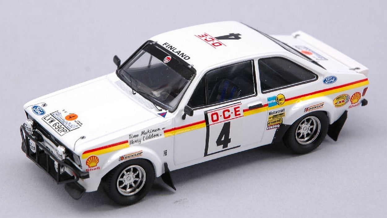 MODÈLE RÉDUIT COMPATIBLE AVEC FORD ESCORT MK II N.4 MAROC 76 1:43 TROFEU TF10214