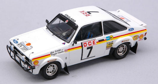 MODÈLE RÉDUIT COMPATIBLE AVEC FORD ESCORT MK II N.7 MAROC 76 1:43 TROFEU TF10217