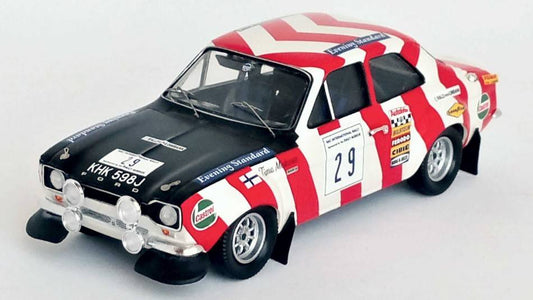 SCALE MODEL COMPATIBLE WITH FORD ESCORT MK1 RAC RALLY 1970 MAKINEN/LIDDON 1:43 TROFEU TFRRUK76