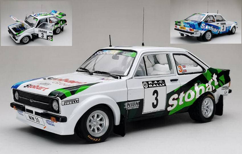 SCALE MODEL COMPATIBLE WITH FORD ESCORT MKII RS 1800 N.3 WINNER RAC 2008 WILSON-MILLINGTON 1:18 SUNSTAR SS4852