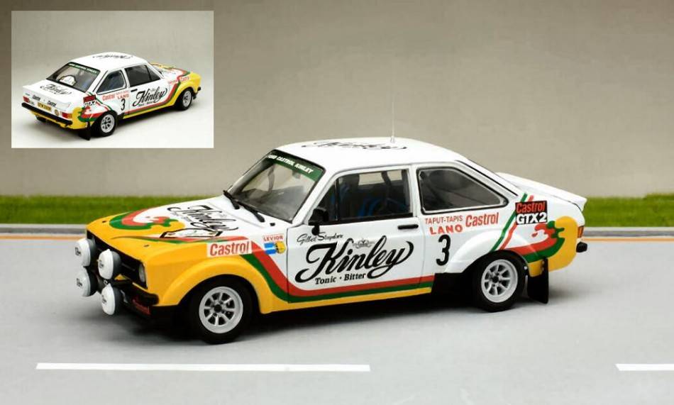 SCALE MODEL COMPATIBLE WITH FORD ESCORT MKII RS1800 N.3 2nd RALLY YPRES 1978 STAEPELAERE-FRANS.1:18 SUNSTAR SS4664