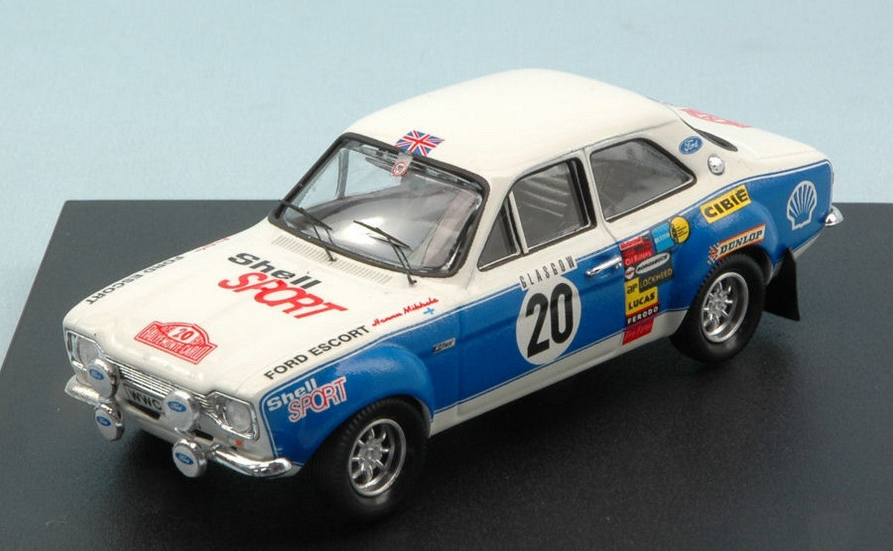 MODELLINO IN SCALA COMPATIBILE CON FORD ESCORT RS 1600 N.20 4th MONTE CARLO 1973 H.MIKKOLA-J.PORTER 1:43 TROFEU TF0518