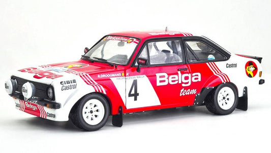 SCALE MODEL COMPATIBLE WITH FORD ESCORT RS 1800 MKII N.4 HASPENGOUW RALLY 1981 DROOGMANS/JOOSTEN1:18 SUNSTAR SS4853