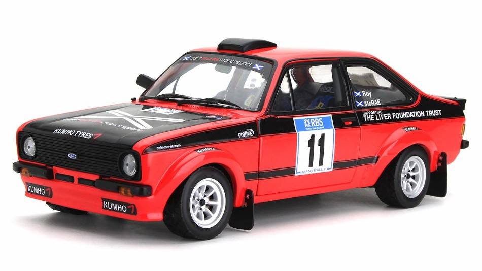 SCALE MODEL COMPATIBLE WITH FORD ESCORT RS 1800 N.11 INTERNATIONAL MANX RALLY 2007 MCRAE/ROY 1:18 SUNSTAR SS4854