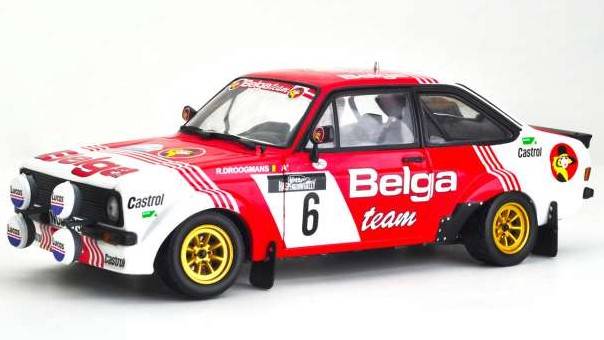 MODELLINO IN SCALA COMPATIBILE CON FORD ESCORT RS 1800 N.6 HASPENGOUW RALLY 1982 DROOGMANS/JOOSTEN  1:18 SUNSTAR SS4855