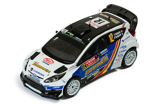 MODELE REDUIT COMPATIBLE AVEC FORD FIESTA N.12 RETRAITE MONTE CARLO 2014 F.DELECOUR-D.SAVIGNONI 1:43 IXO MODEL RAM571