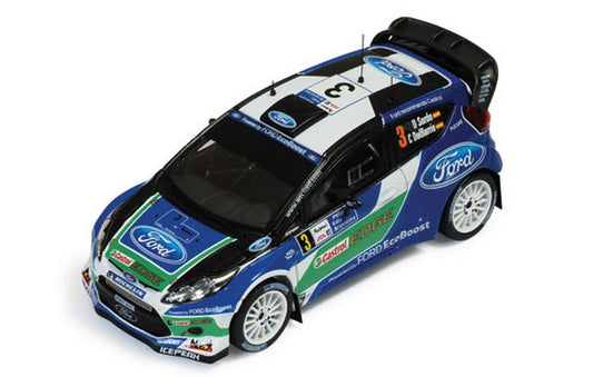 MODELLINO IN SCALA COMPATIBILE CON FORD FIESTA RS WRC N.3 RETIRED ARGENTINA 2012 SORDO-DEL BARRIO 1:43 IXO MODEL RAM516