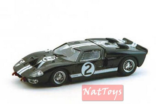 SCALE MODEL COMPATIBLE WITH FORD GT 40 MK II N.2 LE MANS 1966 B.MC LAREN- C.AMON 1:43 BANG BG7081