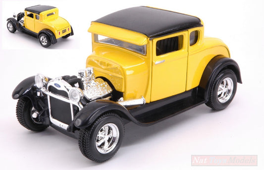 MODELLINO IN SCALA COMPATIBILE CON FORD MODEL A 1929 YELLOW 1:24 MAISTO MI31201Y