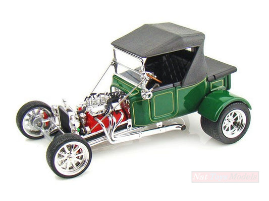 SCALE MODEL COMPATIBLE WITH FORD MODEL T 1925 W/HARDTOP GREEN 1:18 LUCKY LDC92829GR