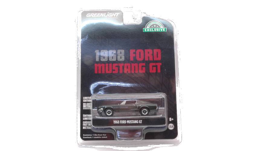 SCALE MODEL COMPATIBLE WITH FORD MUSTANG GT FASTBACK 1968 HIGHLAND GREEN 1:64 GREENLIGHT GREEN44723