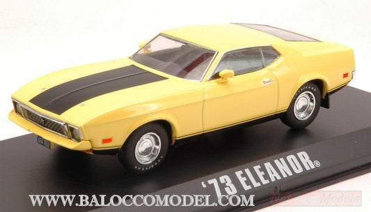 SCALE MODEL COMPATIBLE WITH FORD MUSTANG MACH 1 1973 ELEANOR "GONE IN 60 SECONDS" 1:43 GREENLIGHT GREEN86412