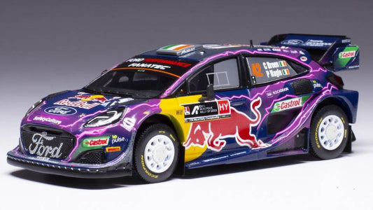 SCALE MODEL COMPATIBLE WITH FORD PUMA RALLY1 N.42 WRC RALLY ACROPOLIS 2022 BREEN/NAGLE 1:43 IXO MODEL RAM899