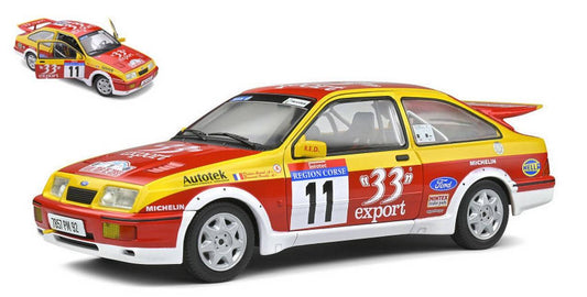 SCALE MODEL COMPATIBLE WITH FORD SIERRA COSWORTH RS N.11 TOUR DE CORSE 1987 AURIOL-OCELLI 1:18 SOLID SL1806103