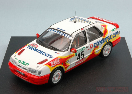 MODELLINO IN SCALA COMPATIBILE CON FORD SIERRA N.45 RETIRED PORTUGAL RALLY 1993 R.MADEIRA-N.R.SILVA 1:43 TROFEU TFMP0219