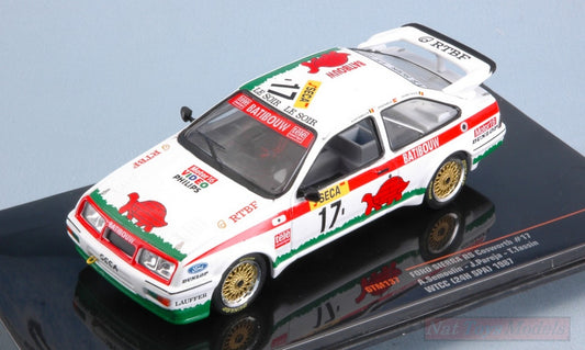 MODELLINO IN SCALA COMPATIBILE CON FORD SIERRA RS COSW.N.17 WTCC 24H SPA 1987 SEMOULIN-PAREJA-TASSIN 1:43 IXO MODEL GTM137