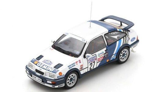 SCALE MODEL COMPATIBLE WITH FORD SIERRA RS COSWORTH N.27 LOMBARD RAC RALLY 1989 MCRAE-RINGER 1:43 SPARK MODEL S8708