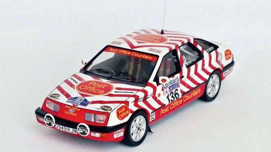 MODELLINO IN SCALA COMPATIBILE CON FORD SIERRA XR4x4 RAC RALLY 1987 RIDLEY/BRADFORD 1:43 TROFEU TFRRUK73