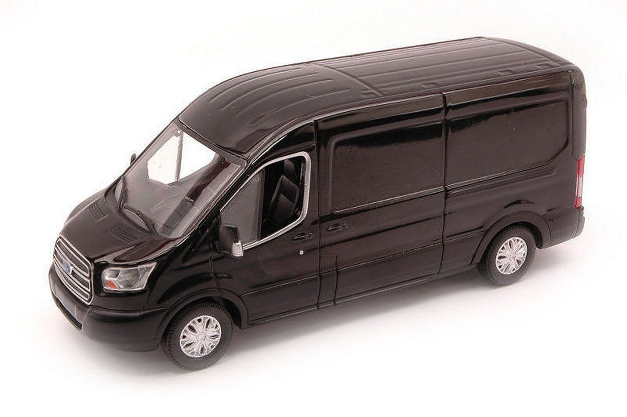 SCALE MODEL COMPATIBLE WITH FORD TRANSIT 2015 BLACK 1:43 GREENLIGHT GREEN86040