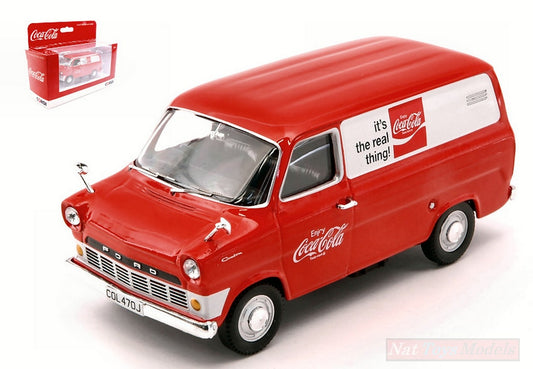 SCALE MODEL COMPATIBLE WITH FORD TRANSIT MK1 1970 COCA COLA 100 mm CORGI CC02725