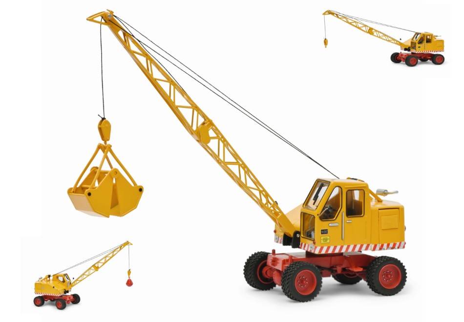 SCALE MODEL COMPATIBLE WITH FUCHS BAGGER 301 1975 CRANE CRANE 1:32 SCHUCO SH450776800