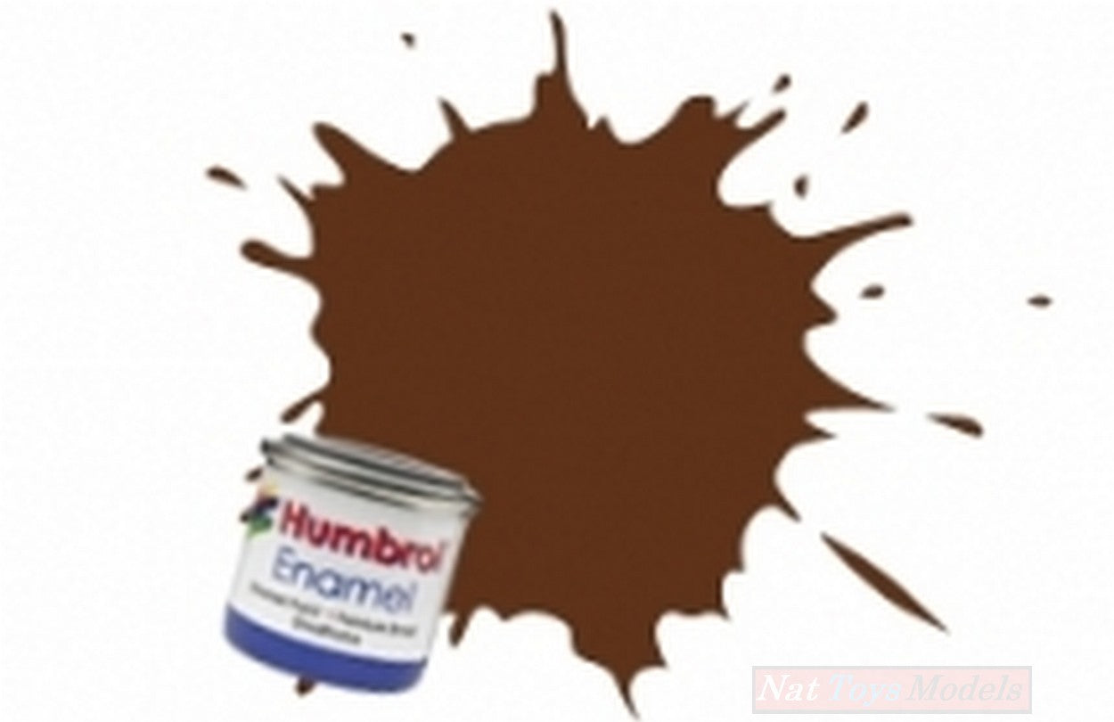 COLORI MODELLISMO GERMAN CAM RED BROWN MATT Pz.6 HUMBROL HB0160