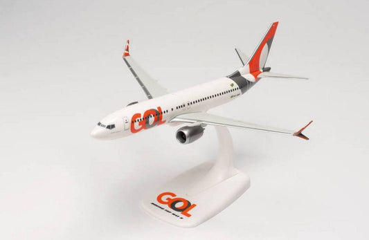 SCALE MODEL COMPATIBLE WITH GOL TRANSPORTES A?ëREOS BOEING 737 MAX 8 ÔÇô PR-XMB 1:200 HERPA HP613514