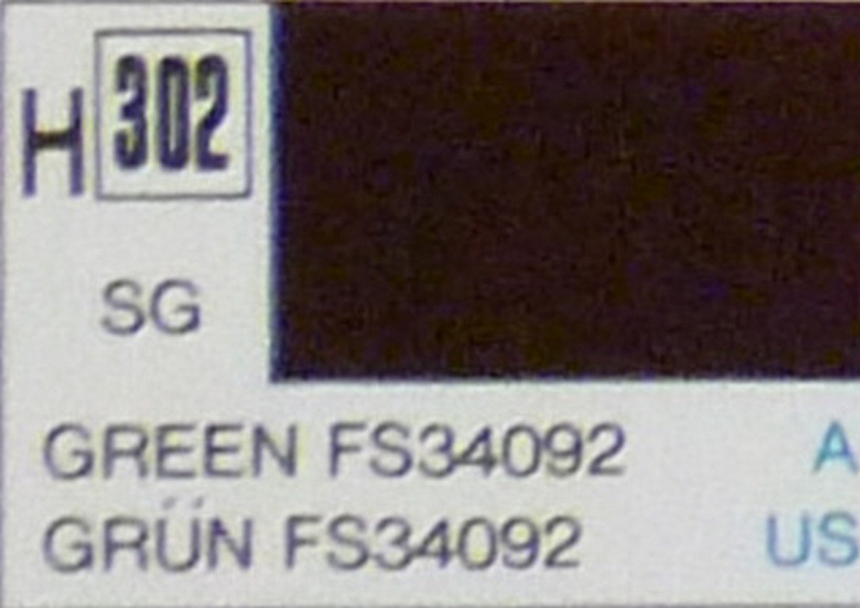 COULEURS À MODÉLISER VERT SEMI-BRILLANT ml 10 Pcs.6 GUNZE GU0302