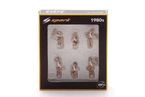 MODÈLE RÉDUIT COMPATIBLE AVEC GRID GIRLS ANNÉES 1980 1:43 SPARK MODEL 43AC022