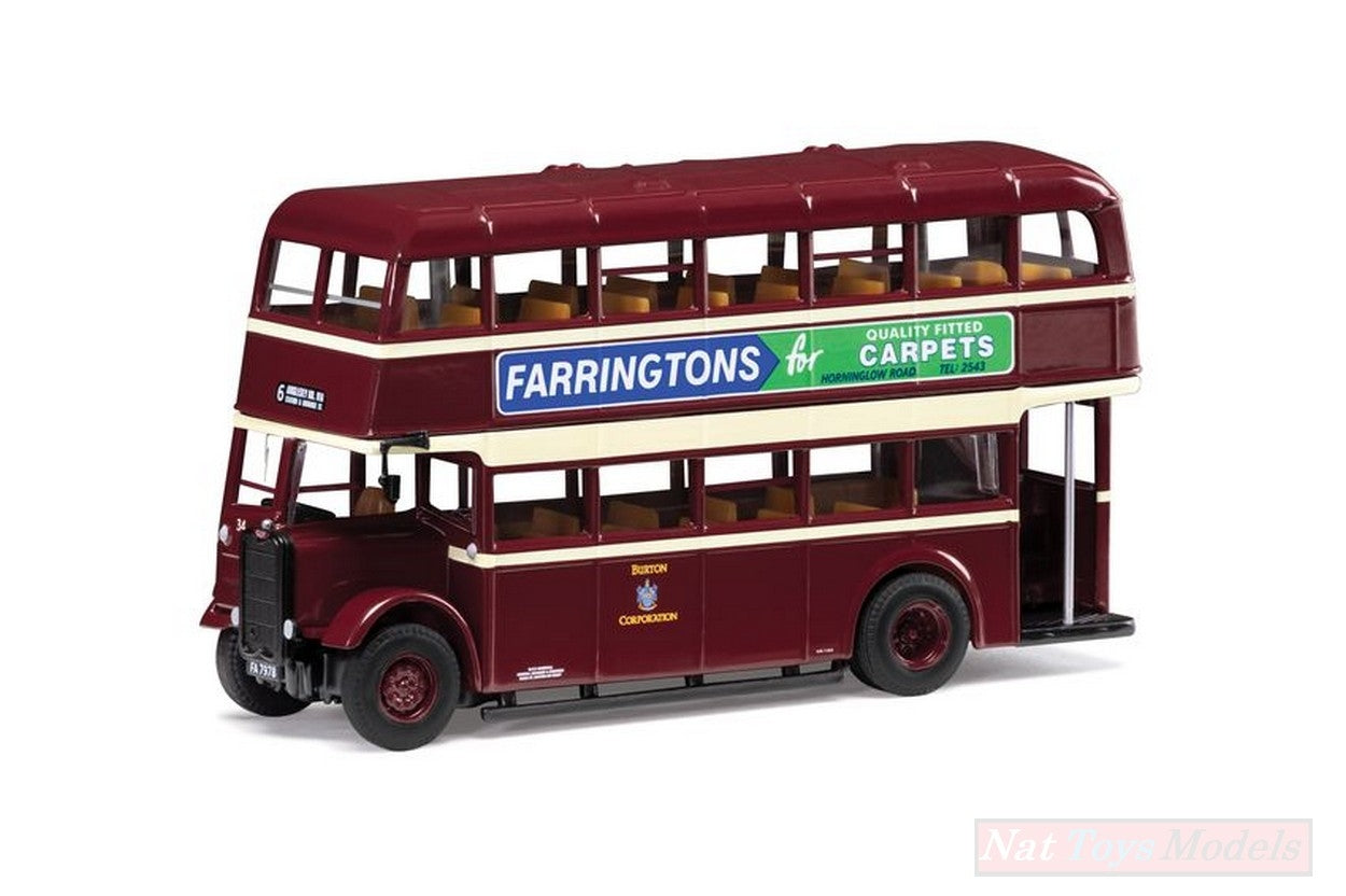 MODELLINO IN SCALA COMPATIBILE CON GUY ARAB II UTILITY BUS 6 ANGLESEY Rd VIA STATION & UXBRIDGE St. 1:76 CORGI OM43917A