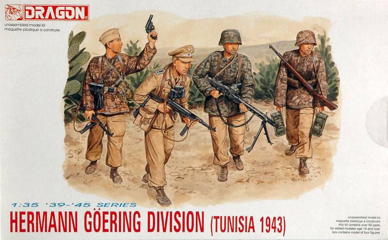 MODELE REDUIT COMPATIBLE AVEC HERMANN GOERING DIVISION KI 1:35 DRAGON D6036