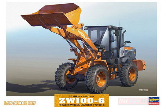 SCALE MODEL COMPATIBLE WITH HITACHI WHEEL LOADER ZW100-6 KIT 1:35 HASEGAWA HA66004