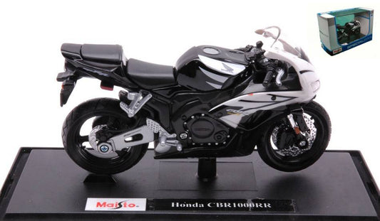 SCALE MODEL COMPATIBLE WITH HONDA CBR1000RR BLACK 1:18 MAISTO MI07082B