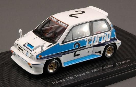 SCALE MODEL COMPATIBLE WITH HONDA CITY TURBO R N.2 SUZUKA 1982 J.PALMER 1:43 EBBRO EB44470