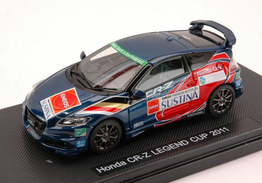 SCALE MODEL COMPATIBLE WITH HONDA CR-Z LEGEND CUP 2011 BLUE (DECALS FOR N.36/55/100) 1:43 EBBRO EB44694