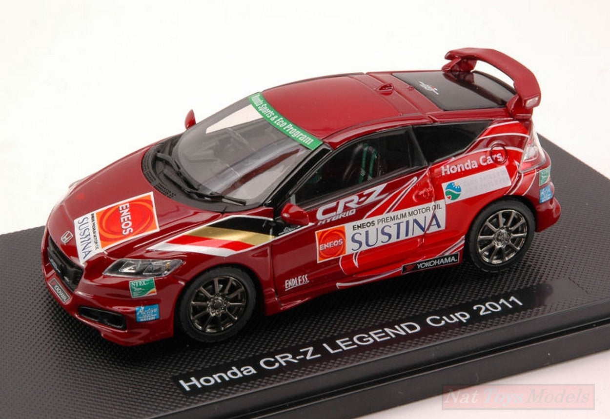 MODELLINO IN SCALA COMPATIBILE CON HONDA CR-Z LEGEND CUP 2011 RED (DECALS FOR N.2/8) 1:43 EBBRO EB44693