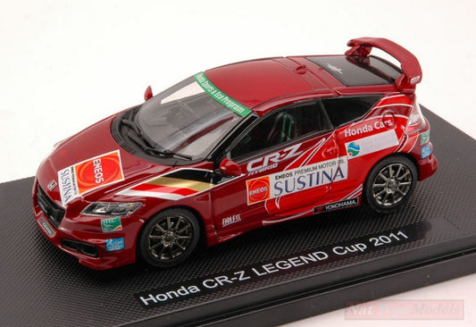 MODELE REDUIT COMPATIBLE AVEC HONDA CR-Z LEGEND CUP 2011 ROUGE (DÉCALQUES POUR N.2/8) 1:43 EBBRO EB44693