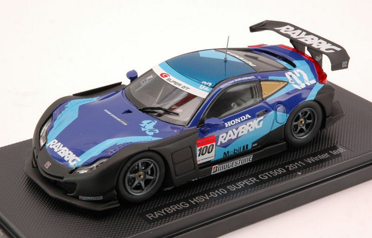 SCALE MODEL COMPATIBLE WITH HONDA HSV-010 N.100 SUPER GT 500 WINTER TEST 2011 1:43 EBBRO EB44677