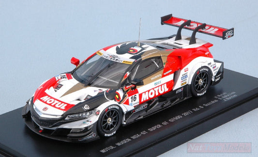 SCALE MODEL COMPATIBLE WITH HONDA NSX-GT N.16 12th SUZUKA S.GT500 2017 MUTOH-NAKAJIMA-J.BUTTON 1:43 EBBRO EB45548