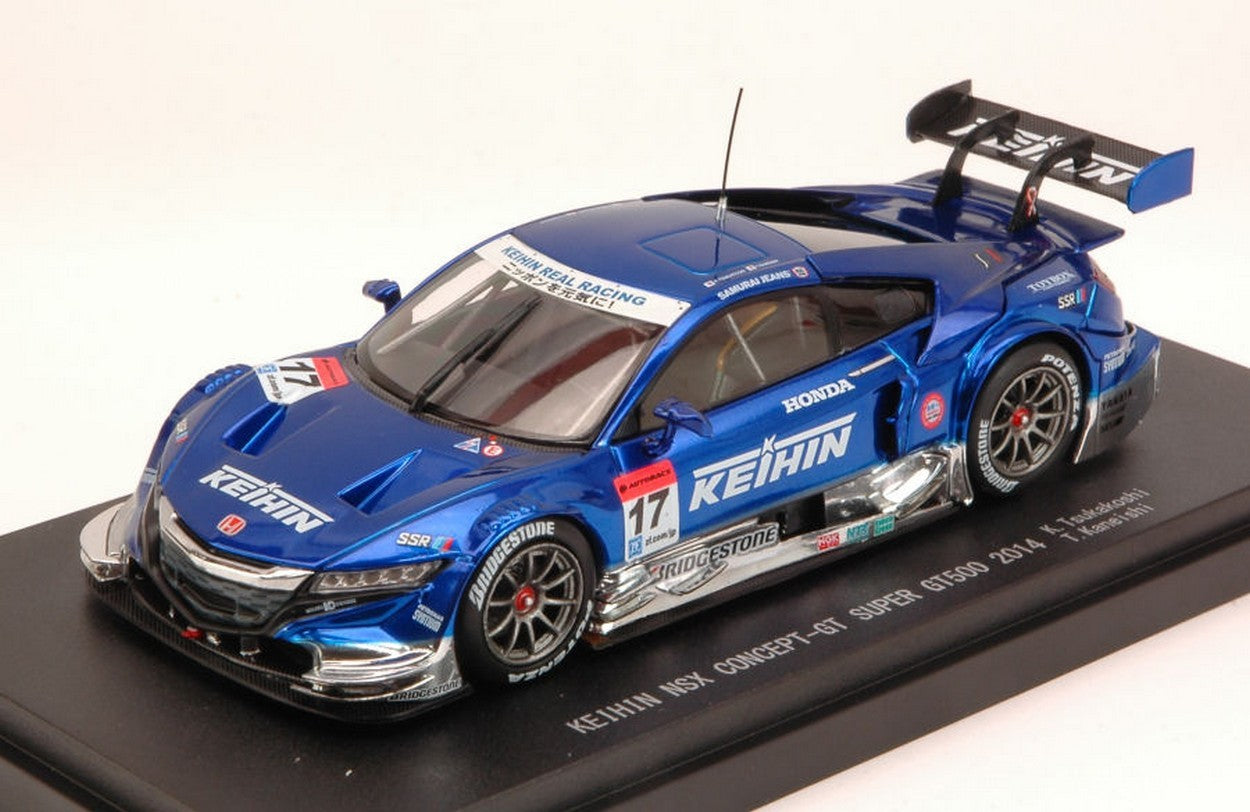 SCALE MODEL COMPATIBLE WITH HONDA NSX N.17 12th SUPER GT500 K.TSUKAKOSHI-T.KANEISHI 1:43 EBBRO EB45073