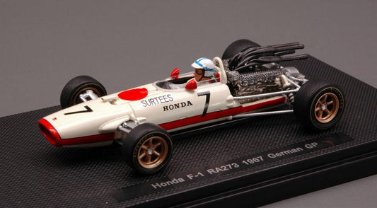 SCALE MODEL COMPATIBLE WITH HONDA RA273 J.SURTEES 1967 N.7 4th GERMAN GP 1:43 EBBRO EB44387