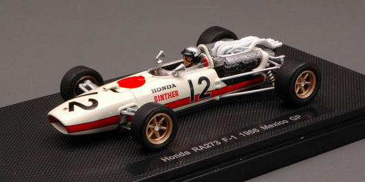 SCALE MODEL COMPATIBLE WITH HONDA RA273 R.GINTHER 1966 N.12 4th MEXICO GP 1:43 EBBRO EB44262