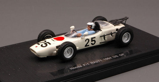 SCALE MODEL COMPATIBLE WITH HONDA R.BUCKNUM 1964 N.25 retired USA GP 1:43 EBBRO EB44257