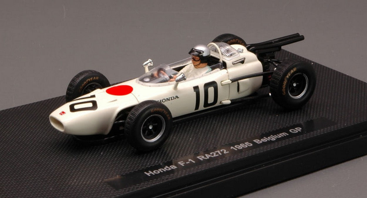 SCALE MODEL COMPATIBLE WITH HONDA R.GINTHER 1965 N.10 6th BELGIUM GP 1:43 EBBRO EB44259