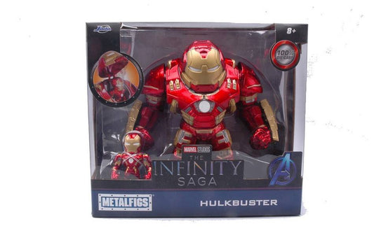 SCALE MODEL COMPATIBLE WITH HULKBUSTER 15 cm + IRONMAN 5 cm FIGURES JADA TOYS JADA23002