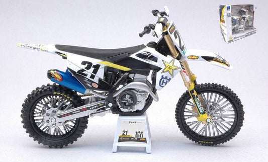 SCALE MODEL COMPATIBLE WITH HUSQVARNA N.21 JASON ANDERSON 1:12 NEW RAY NY58233