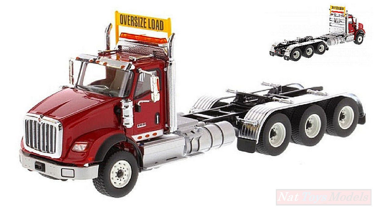 MODELLINO IN SCALA COMPATIBILE CON HX620 TRIDEM TRACTOR RED 1:50 DIECAST MASTER DM71008