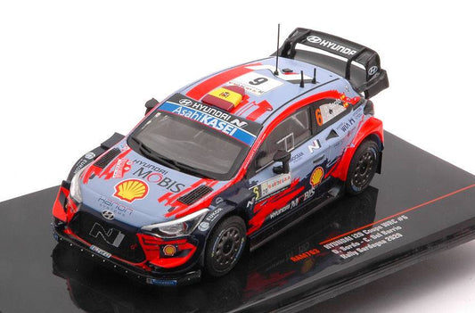 MODELLINO IN SCALA COMPATIBILE CON HYUNDAI i2 COUPE WRC N.6 RALLY SARDEGNA 2020 SORDO-DEL BARRIO 1:43 IXO MODEL RAM763