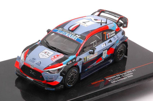 MODELLINO IN SCALA COMPATIBILE CON HYUNDAI i2 COUPE WRC N.7 WRC RALLY SARDEGNA 2020 LOUBET-LANDAIS 1:43 IXO MODEL RAM764